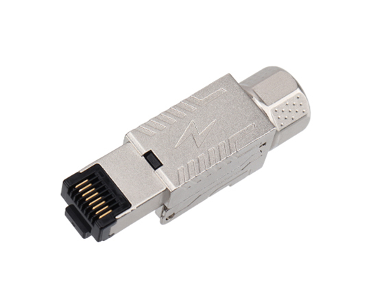 组装式RJ45 一体8P CAT6类 金属+塑料}