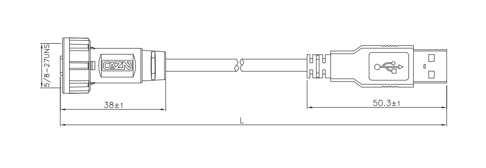 尺寸图-成型直式插头 USB.jpg