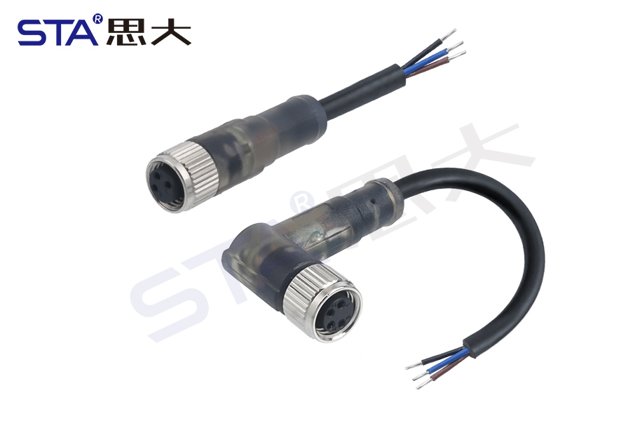 上新！思大电子推出M8连接器成型插头带LED指示灯款